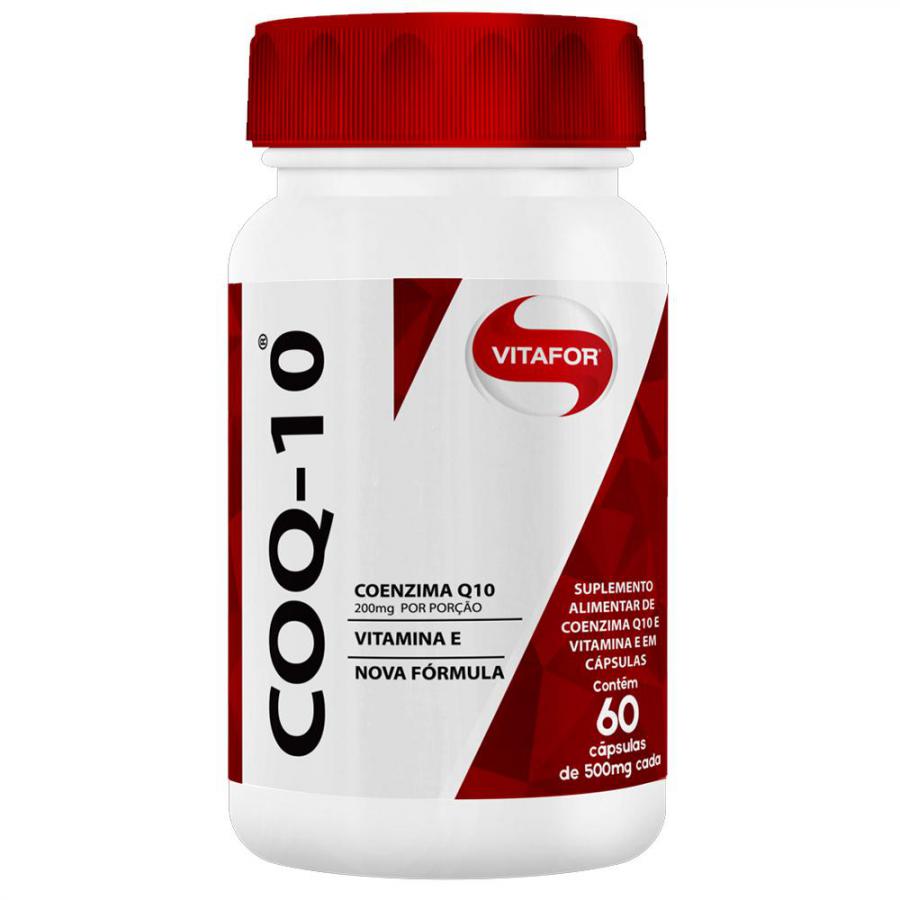 Coenzima Q10 Vitafor Coq10 500mg 60 cápsulas Menor preço em Coenzima Q10 Vitafor Coq10 500mg 60 cápsulas