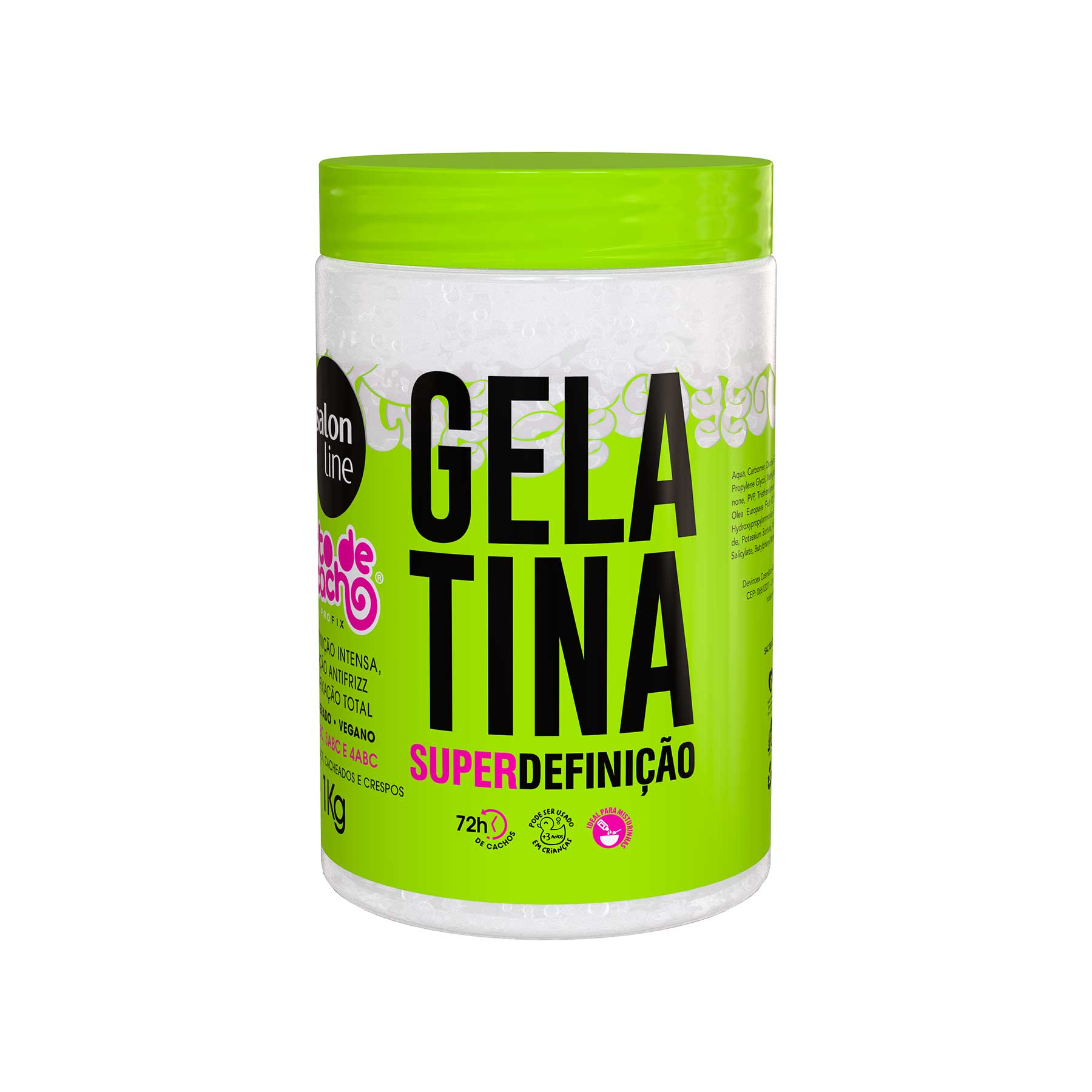 Gelatina #todecacho Super Definição Salon Line 1 kg Menor preço em Gelatina #todecacho Super Definição Salon Line 1 kg