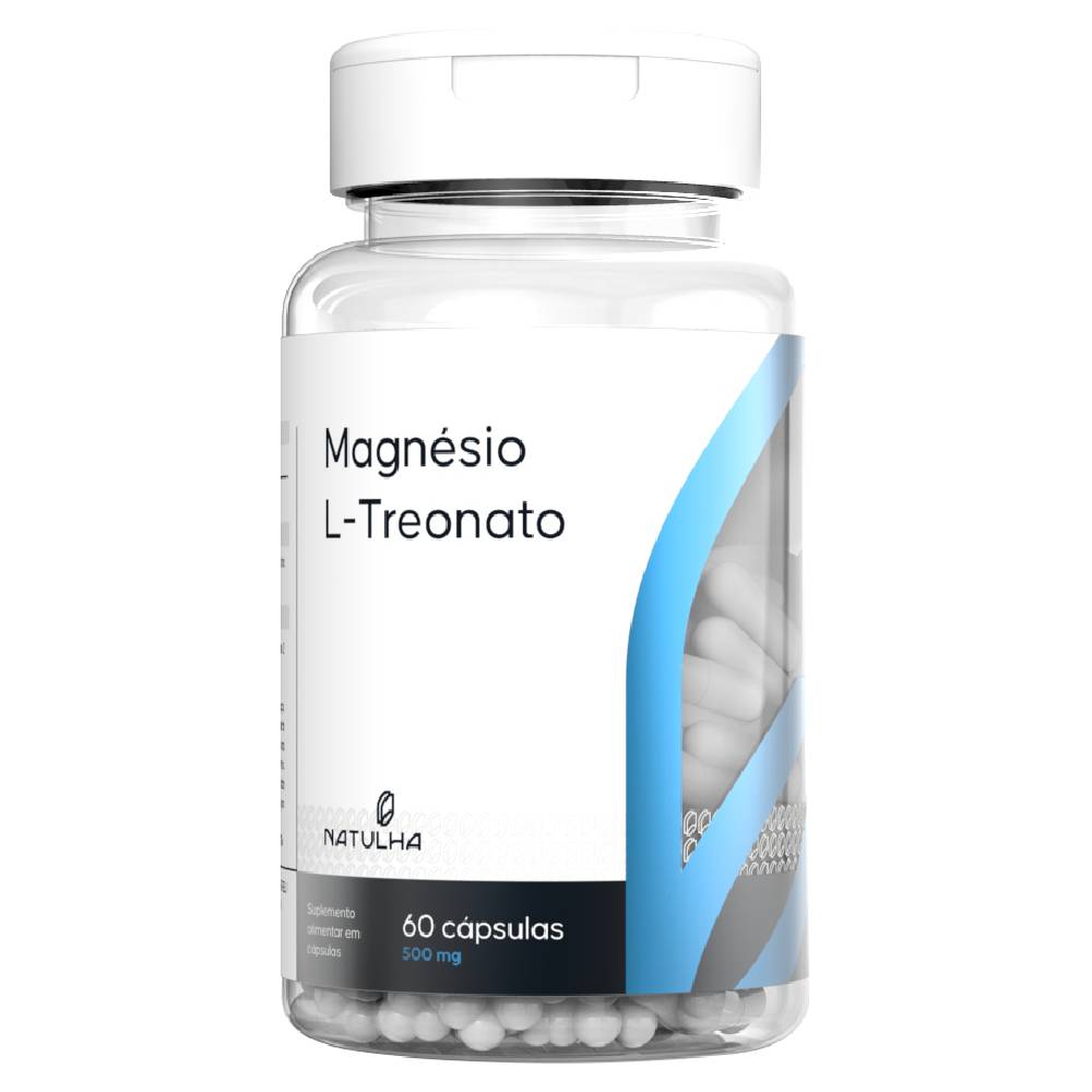 Magnésio L-Treonato 60 cápsulas - Natulha