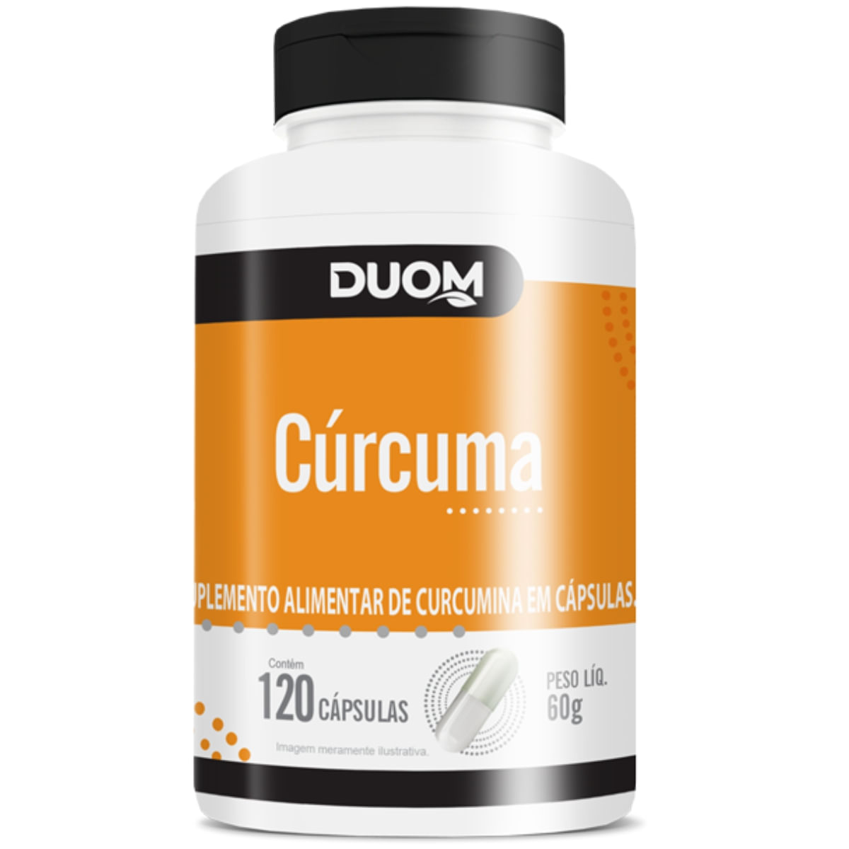 CÚRCUMA CURCUMINA 120 CÁPSULAS - DUOM
