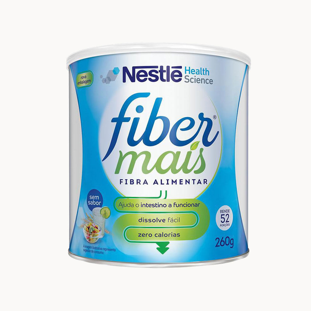 Regulador Intestinal FiberMais Nestlé 260g Menor preço em Regulador Intestinal FiberMais Nestlé 260g