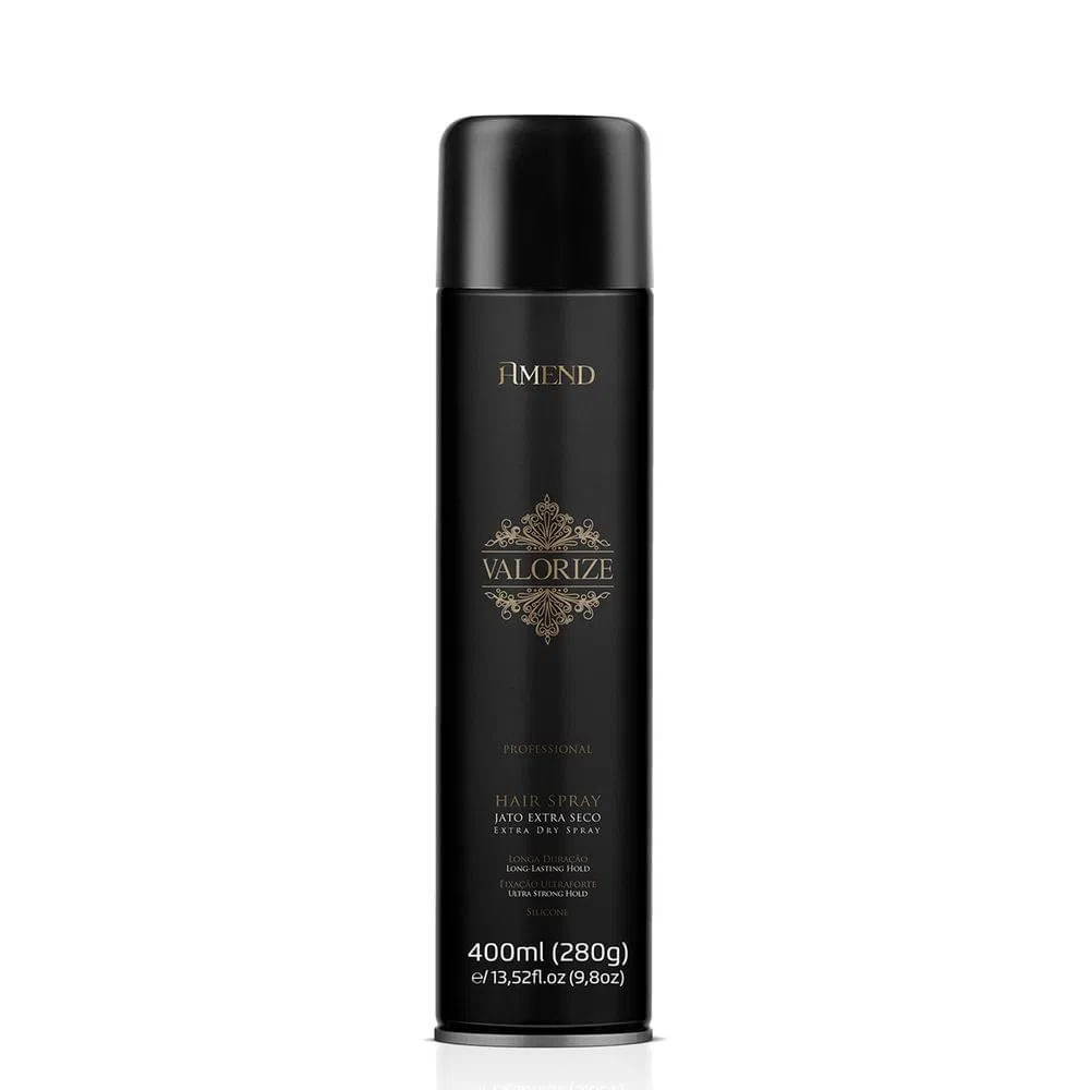 Hair Spray Amend Valorize Ultraforte Fixador 400ml Menor preço em Hair Spray Amend Valorize Ultraforte Fixador 400ml
