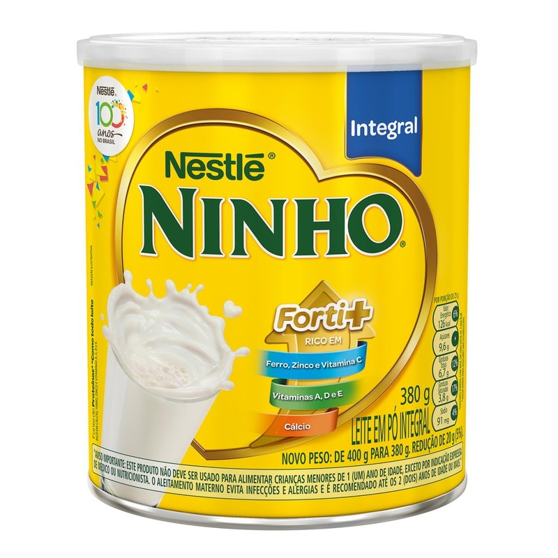 LEITE EM Pó NINHO INTEGRAL 380G
