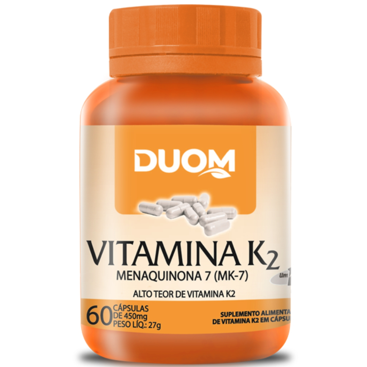 VITAMINA K2 MENAQUINONA 7 MK-7 APENAS 1 CÁPSULA AO DIA 60 CAPSULAS - DUOM Menor preço em VITAMINA K2 MENAQUINONA 7 MK-7 APENAS 1 CÁPSULA AO DIA 60 CAPSULAS - DUOM