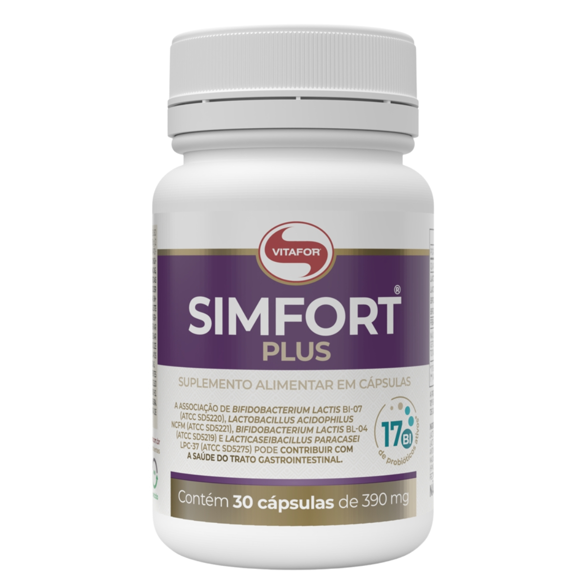 SIMFORT PLUS PROBIóTICO ALTA CONCENTRAçãO VITAFOR 30 CAPS | Drogasil