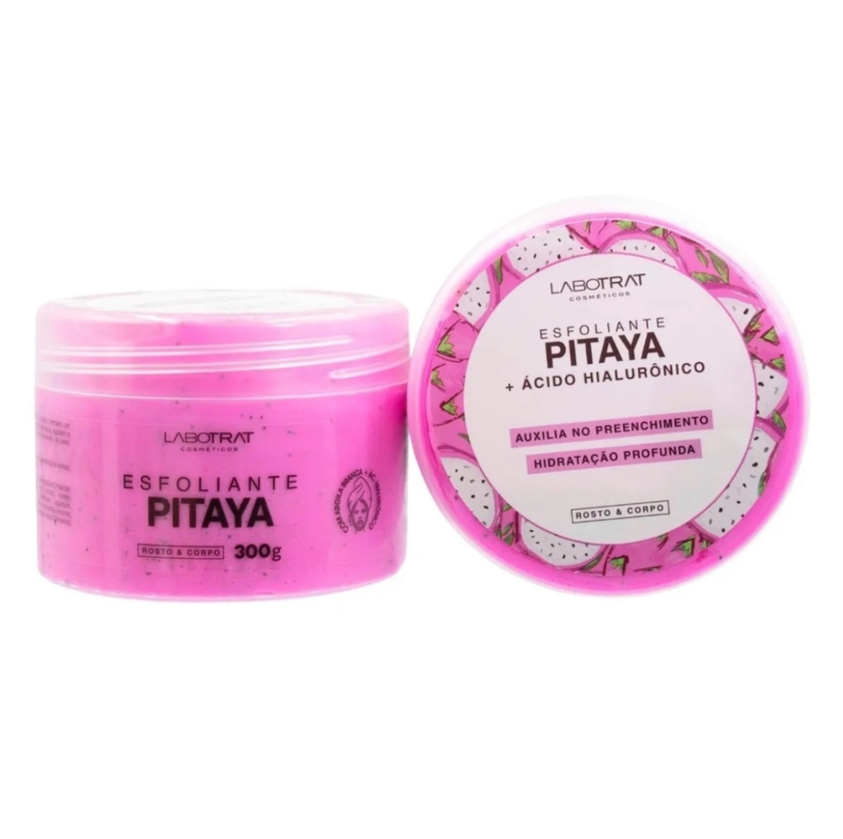 ESFOLIANTE CORPO E ROSTO LABOTRAT PITAYA C/ ACIDO HIALURôNICO 300G