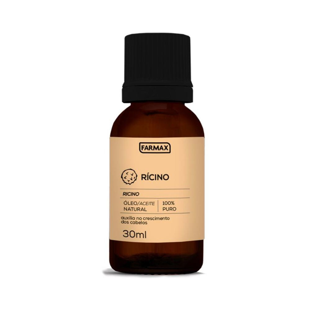 OLEO DE RICINO 100 PURO USO CAPILAR 30ML FARMAX | Drogasil