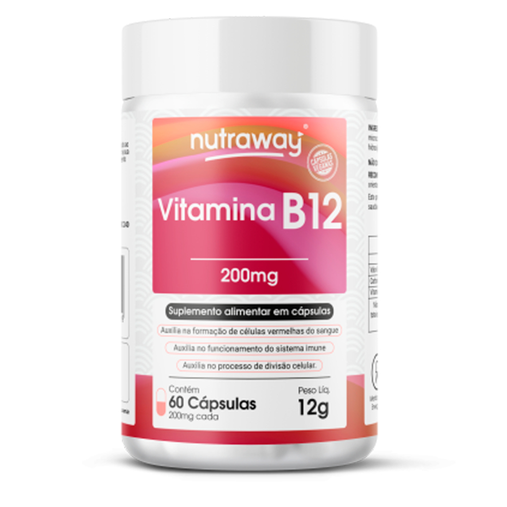 VITAMINA B12 NUTRAWAY 60 CáPSULAS Menor preço em VITAMINA B12 NUTRAWAY 60 CáPSULAS