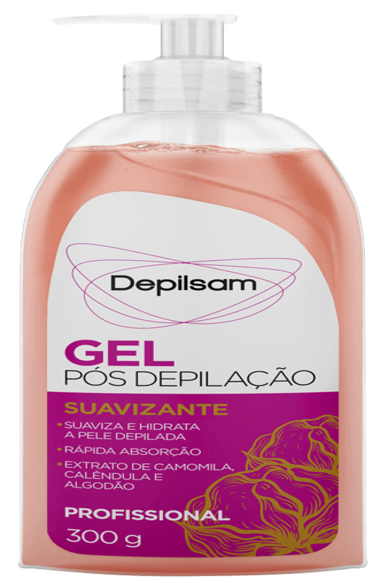 GEL PóS DEPILAçãO DEPILSAM 300G Menor preço em GEL PóS DEPILAçãO DEPILSAM 300G