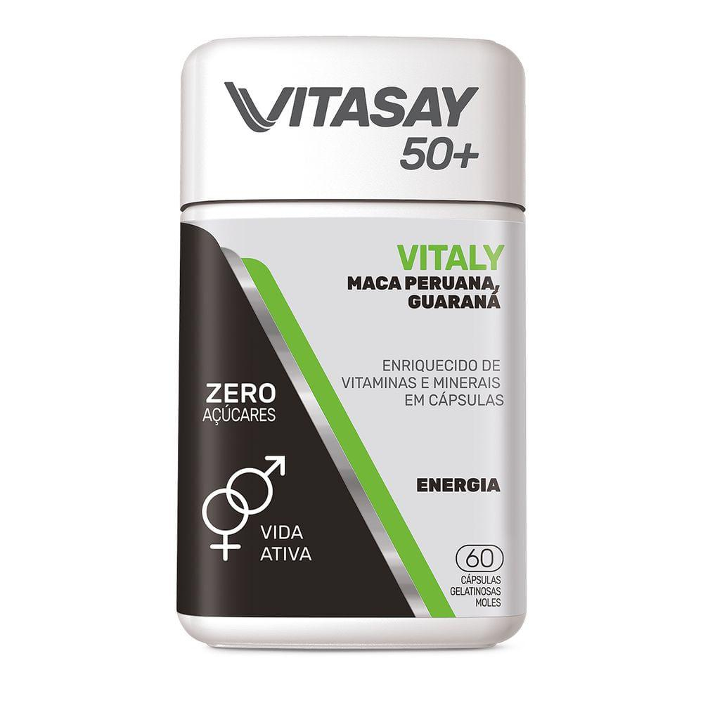 VITASAY50+ VITALY ENERGIA SUPLEMENTO ALIMENTAR 60 CáPSULAS Menor preço em VITASAY50+ VITALY ENERGIA SUPLEMENTO ALIMENTAR 60 CáPSULAS