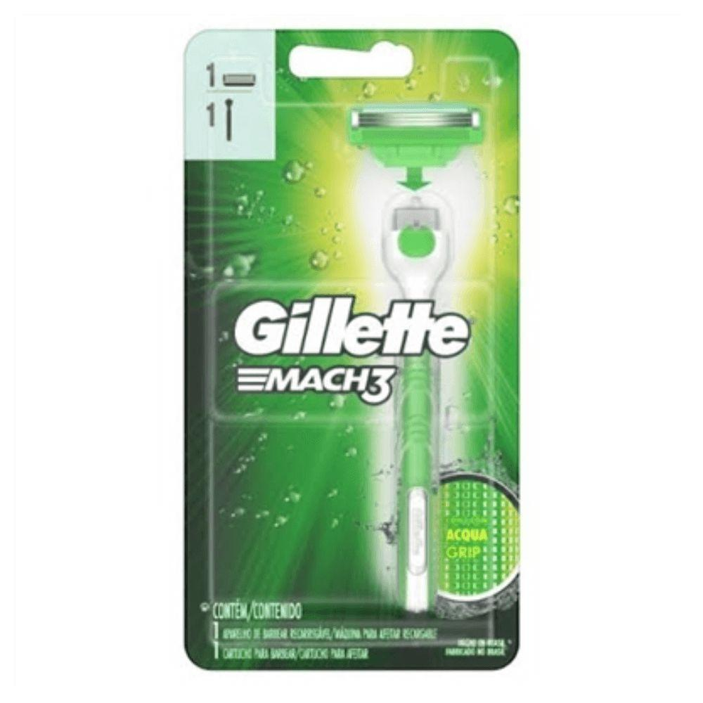 GILLETTE MACH3 APARELHO DE BARBEAR SENSITIVE C/1
