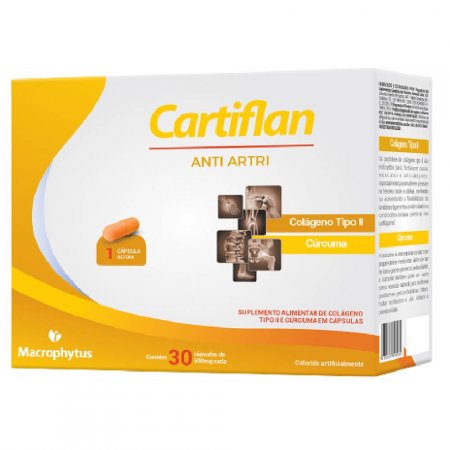 CARTIFLAN ANTI ARTRI (CúRCUMA + COLáGENO TIPO 2) 30 CáPSULAS