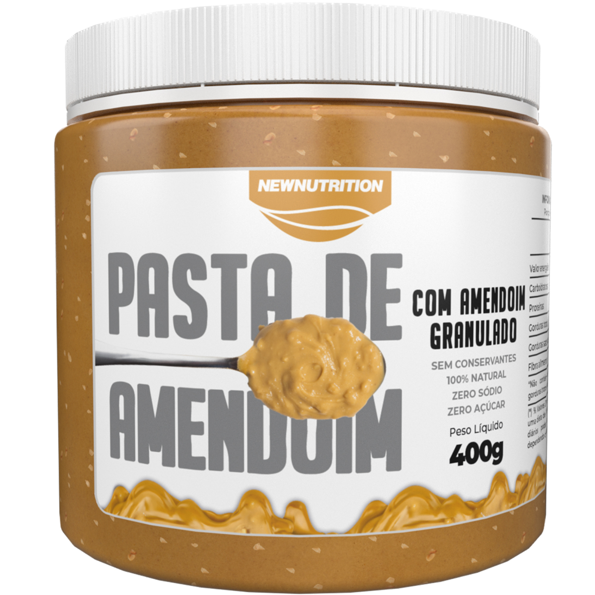 Pasta de Amendoim com Whey Protein Avelã 600g Dr. Peanut