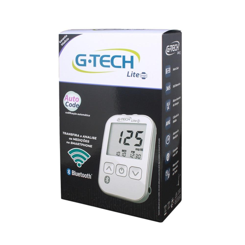 KIT MEDIDOR DE GLICOSE G-TECH LITE SMART COMPLETO 1 Unidade