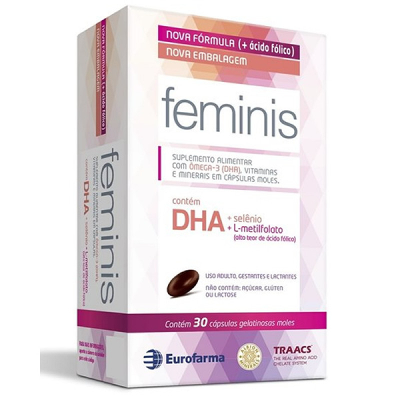 FEMINIS 30 CáPS - EUROFARMA