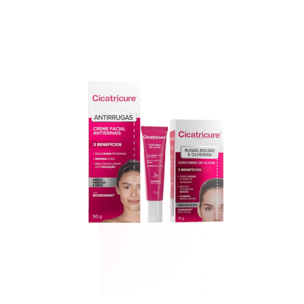 Kit Cicatricure Eye Cream For Face e Antissinais (2 produtos)
