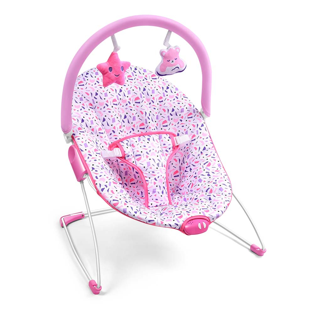 Cadeira de Alimentação de Encaixe em Mesa 6M-15KG Multikids Baby Click N'  Clip Rosa - BB378 - multikidsbaby