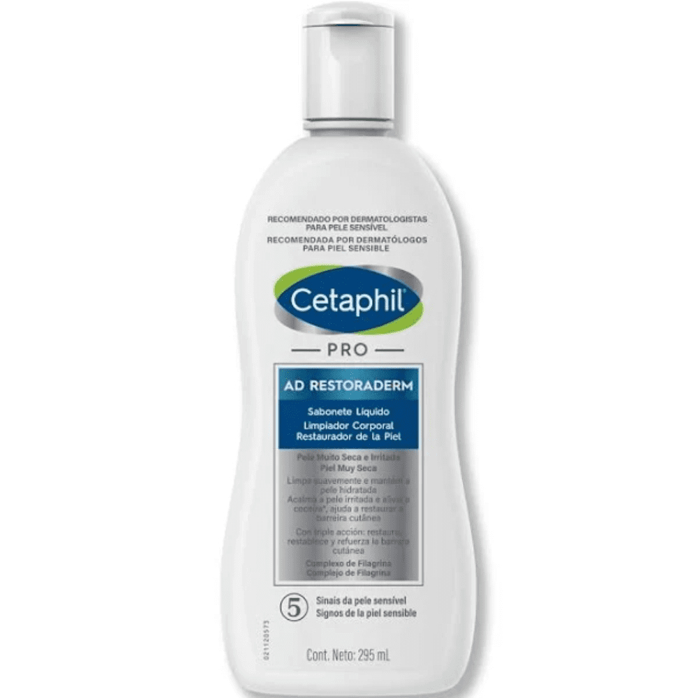 GALDERMA CETAPHIL PRO AD RESTORADERM SABONETE LíQUIDO 295ML