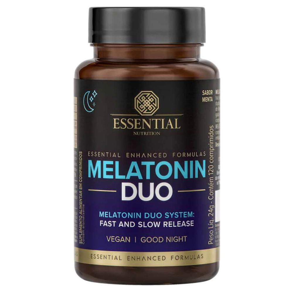 MELATONINA DUO 120 CáPSULAS – ESSENTIAL NUTRITION Menta Menor preço em MELATONINA DUO 120 CáPSULAS – ESSENTIAL NUTRITION Menta