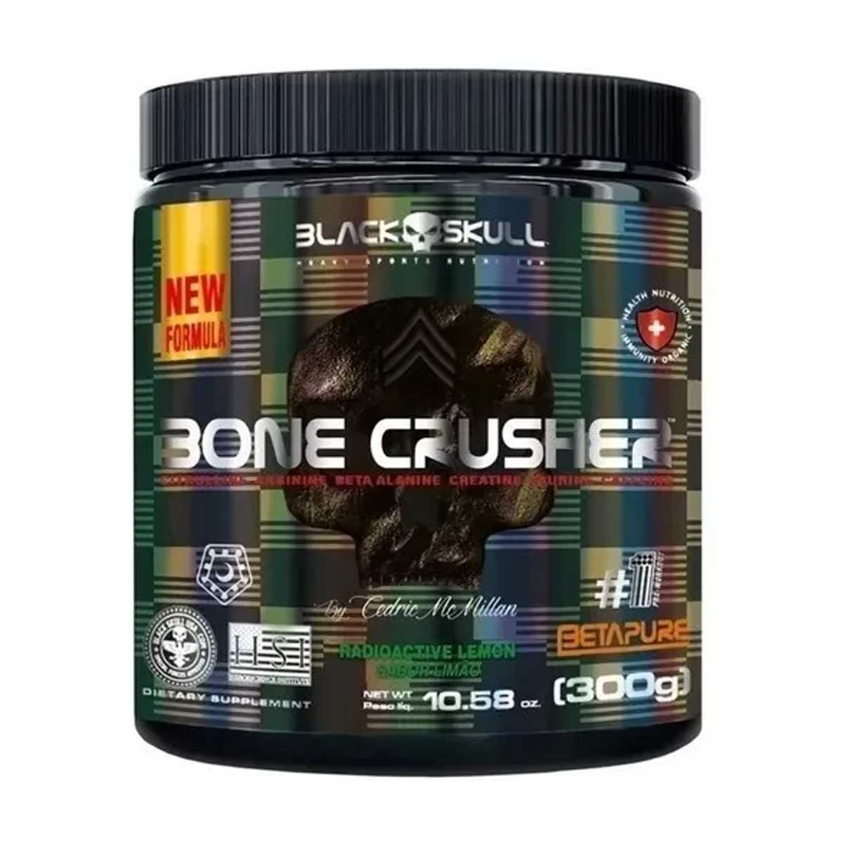 BONE CRUSHER NEW FORMULA 300G RADIOACTIVE LEMON 300 G Menor preço em BONE CRUSHER NEW FORMULA 300G RADIOACTIVE LEMON 300 G