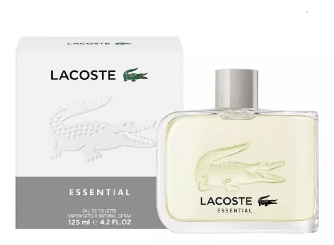 PERFUME LACOSTE ESSENTIAL EAU DE TOILETTE 125ML NOVA EMBALAGEM