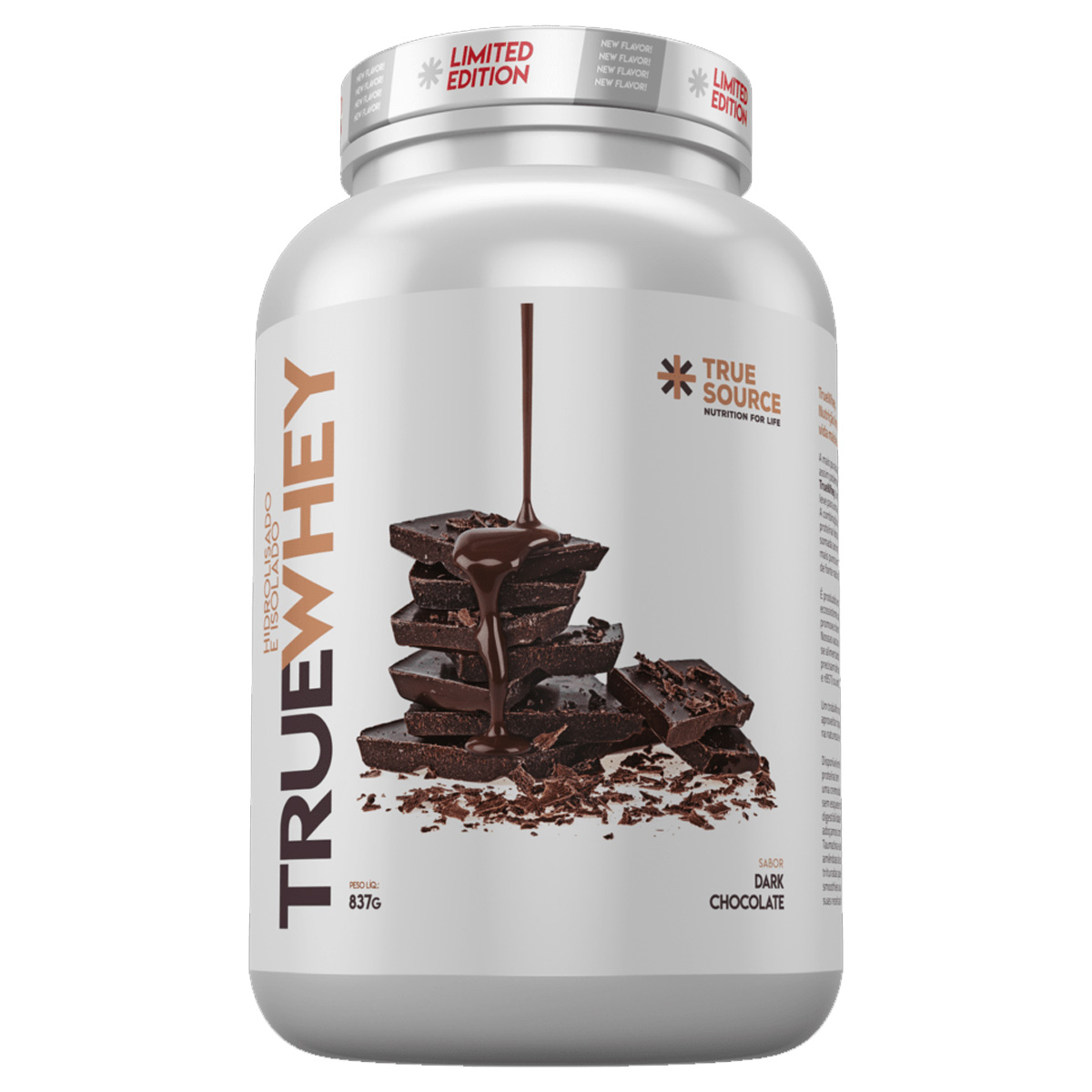 Proteína Vegana Sachê Chocolate c/ Avelã 34g - Truesource
