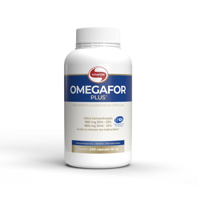 OMEGAFOR PLUS 240 CÁPSULAS VITAFOR Menor preço em OMEGAFOR PLUS 240 CÁPSULAS VITAFOR