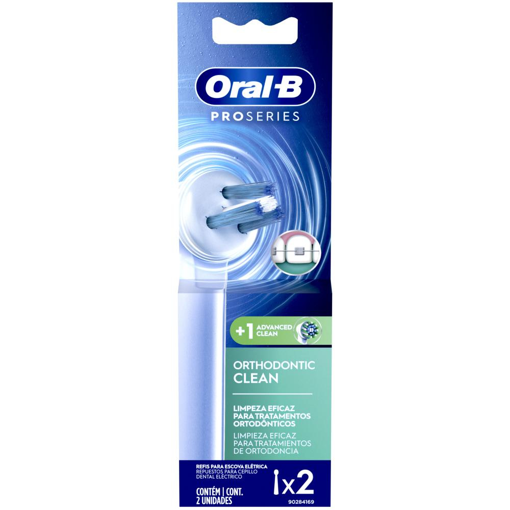 REFIL ESCOVA DE DENTES ELéTRICA ORAL-B PRO SERIES ORTHODONTIC CLEAN 2UN Menor preço em REFIL ESCOVA DE DENTES ELéTRICA ORAL-B PRO SERIES ORTHODONTIC CLEAN 2UN