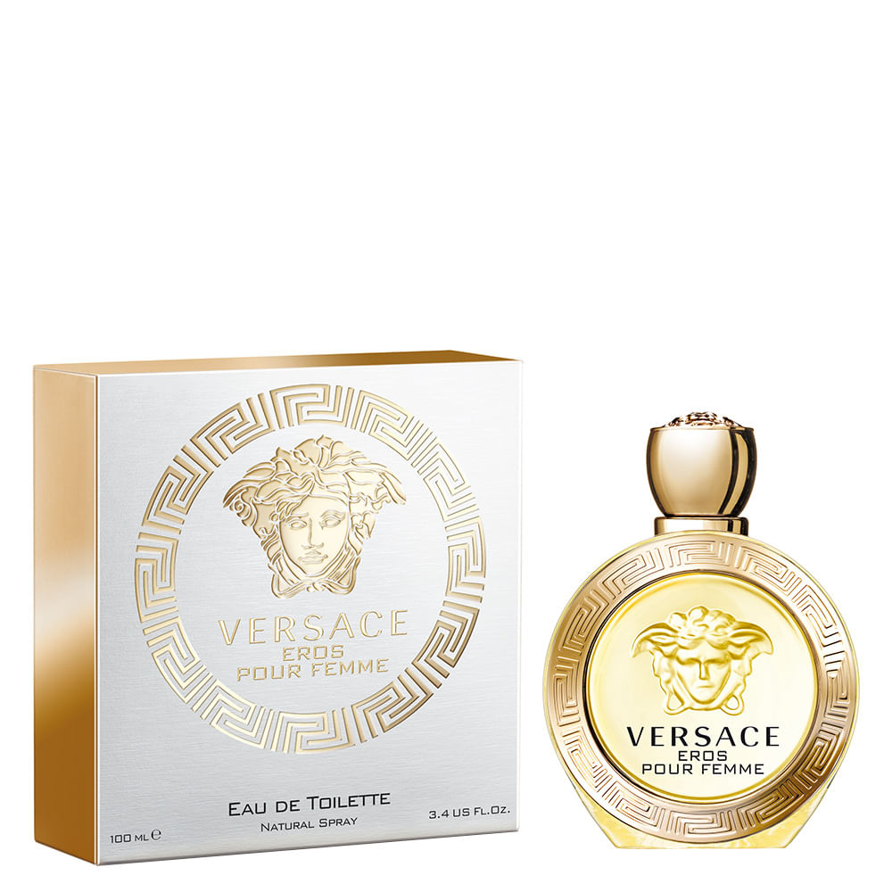 PERFUME VERSACE EROS POUR FEMME 100ML Menor preço em PERFUME VERSACE EROS POUR FEMME 100ML
