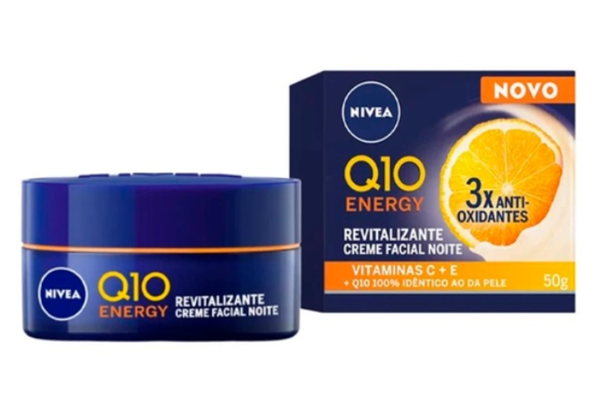 CREME FACIAL NIVEA ANTISSINAIS Q10 NOITE 50G Menor preço em CREME FACIAL NIVEA ANTISSINAIS Q10 NOITE 50G