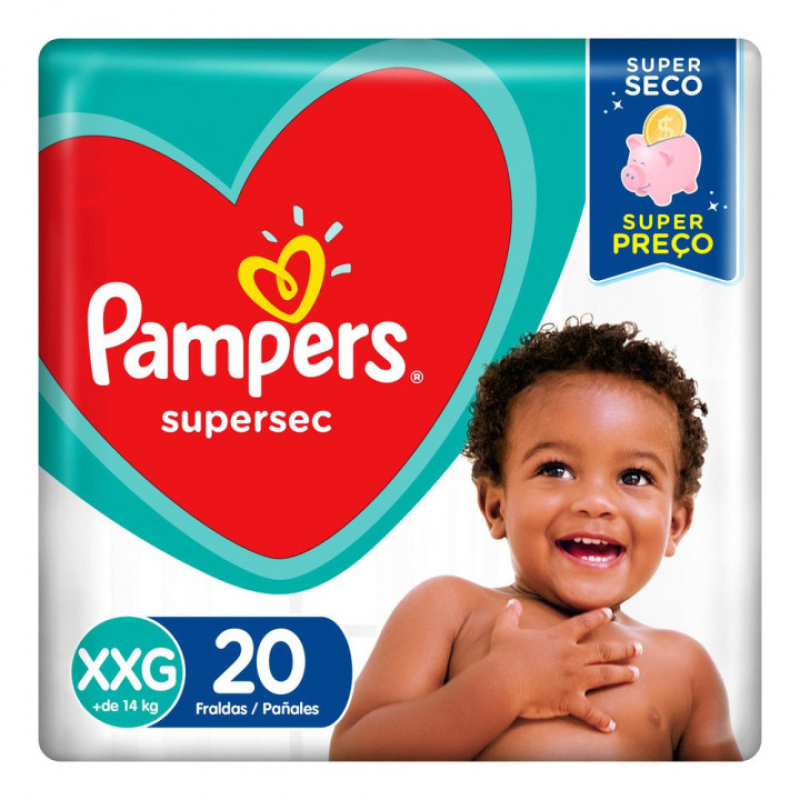 Kit 120 Fralda Pampers Pants Ajuste Total Top Tamanho XXG