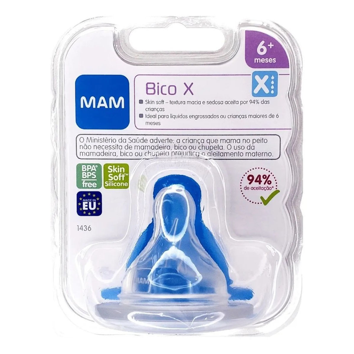 BICO X MAM FLUXO SUPER RAPIDO (6+ MESES) - 1 UNIDADE