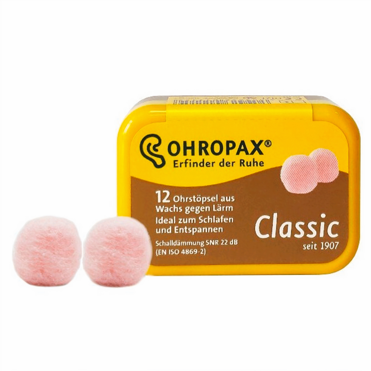 PROTETOR AURICULAR CERA OHROPAX CLASSIC 22DB - 6 PARES Única