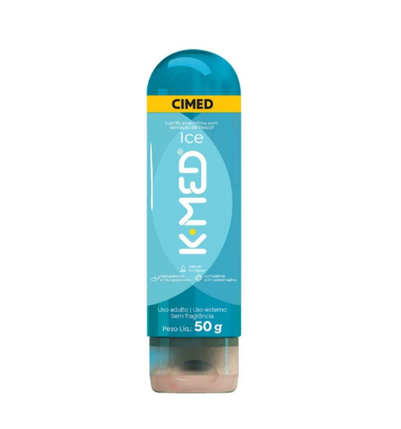 GEL LUBRIFICANTE ÍNTIMO ICE K-MED 50G