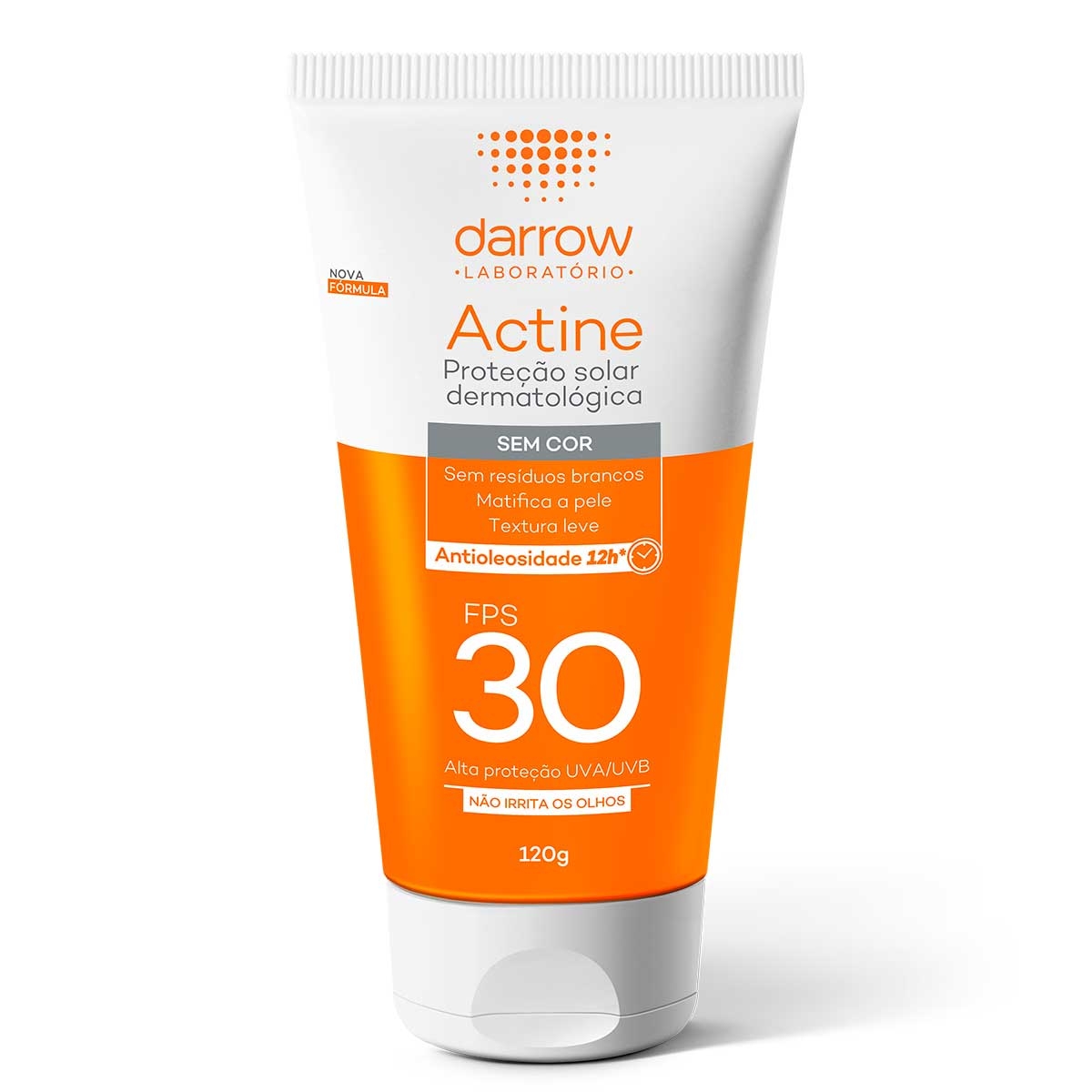 Protetor Solar Facial Darrow Actine Antioleosidade Sem Cor FPS 30 com 120g Menor preço em Protetor Solar Facial Darrow Actine Antioleosidade Sem Cor FPS 30 com 120g