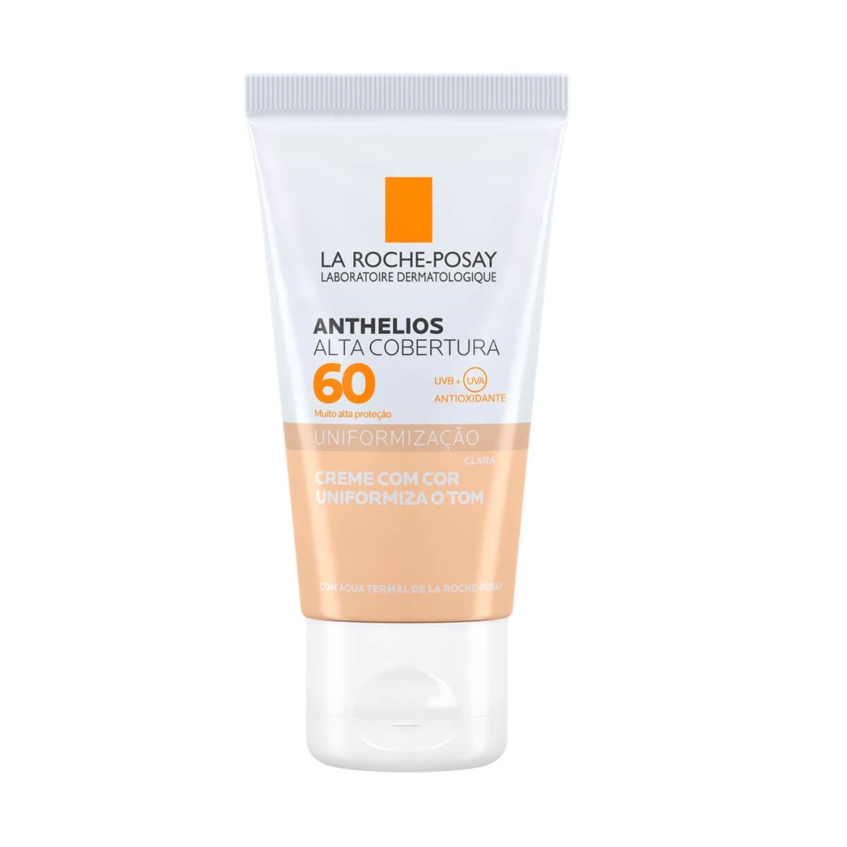 Protetor Solar Facial Anthelios Alta Cobertura Cor Clara FPS60 La Roche-Posay 40ml