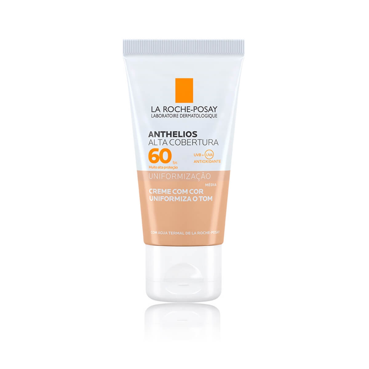 Protetor Solar Facial La Roche-Posay Anthelios Alta Cobertura Cor Média FPS 60 com 40ml 40ml