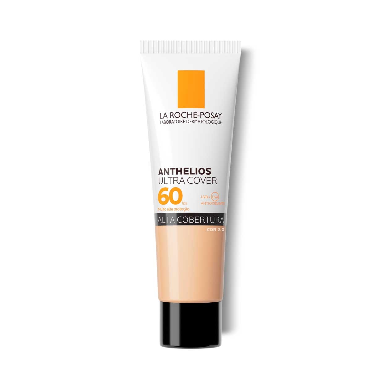 Protetor Solar Facial Anthelios Ultra Cover Cor 2.0 Pele Extra Clara FPS60 30g Menor preço em Protetor Solar Facial Anthelios Ultra Cover Cor 2.0 Pele Extra Clara FPS60 30g