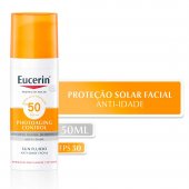 Protetor Solar Facial Eucerin Sun Fluido Anti-Idade FPS 50 com 50g