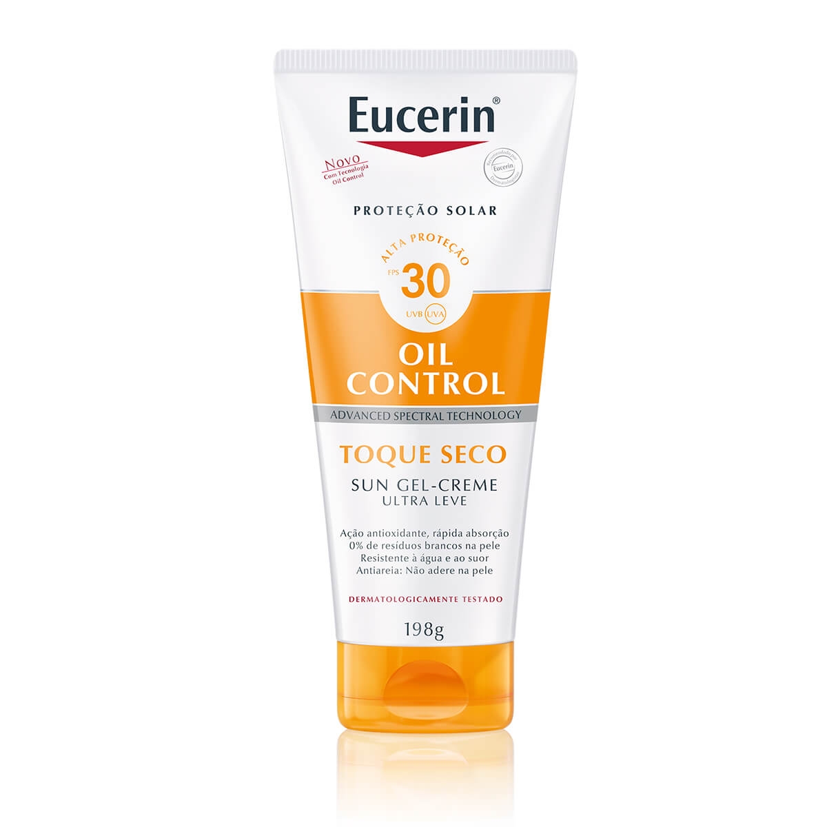 Protetor Solar Corporal Eucerin Sun Gel-Creme Oil Control Toque Seco FPS30 com 200ml 200ml