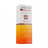 Protetor Solar Facial Imecap Actsun FPS60 Pele Morena com 50g