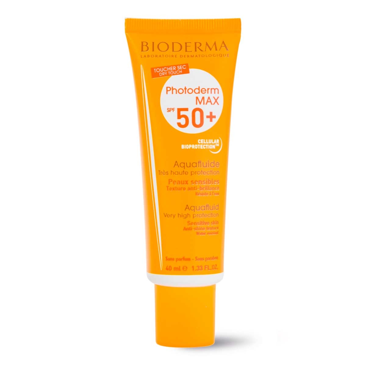 Protetor Solar Facial Bioderma Photoderm Max Aquafluide Sem Cor FPS50+ com 40ml 40ml