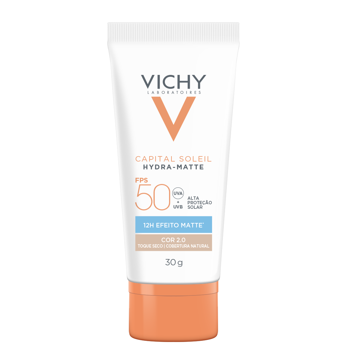 Protetor Solar Facial Vichy Hydra-Matte FPS 50 Cor 2.0 30g Menor preço em Protetor Solar Facial Vichy Hydra-Matte FPS 50 Cor 2.0 30g
