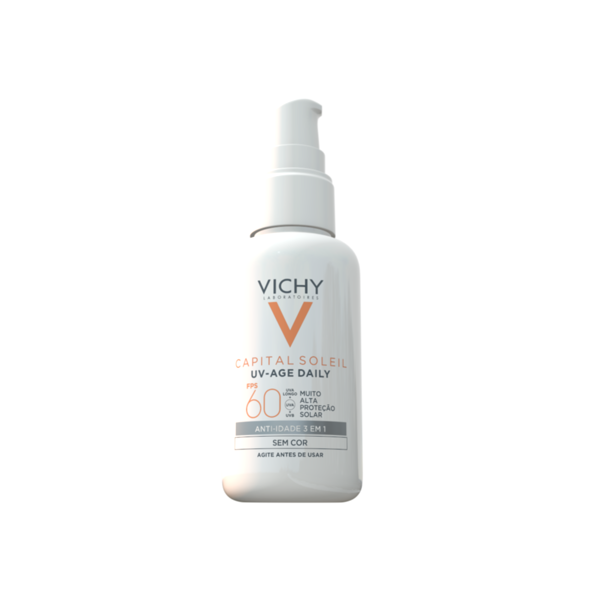 Protetor Solar Facial Vichy UV-Age Daily Sem Cor FPS 60 40g Menor preço em Protetor Solar Facial Vichy UV-Age Daily Sem Cor FPS 60 40g