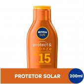 NIVEA SUN PROTETOR SOLAR PROTECT &  BRONZE FPS 15 200ML