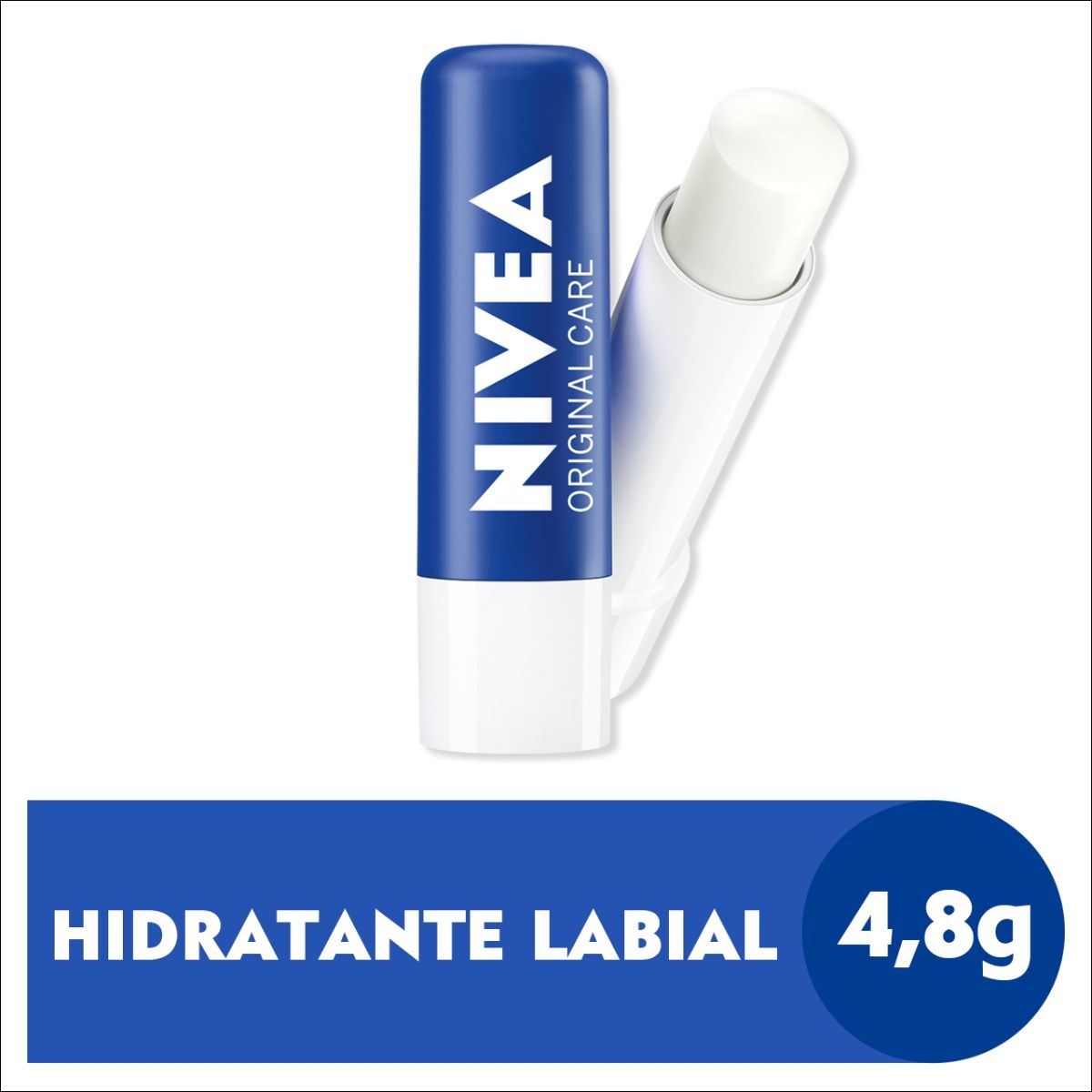 Hidratante Labial Nivea Original Care com 4,8g Menor preço em Hidratante Labial Nivea Original Care com 4,8g