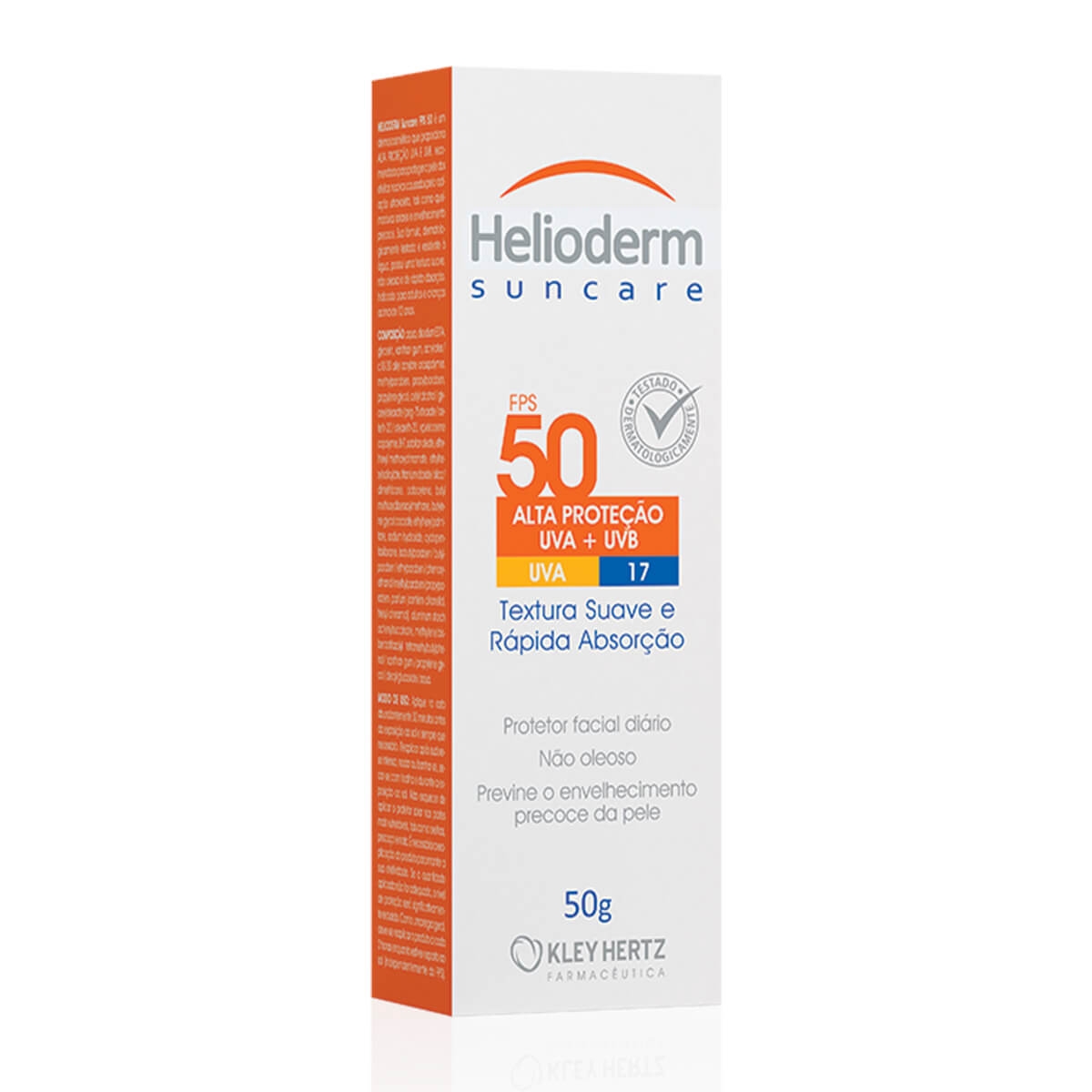 Protetor Solar Helioderm Suncare FPS 50 Facial com 50g 50g