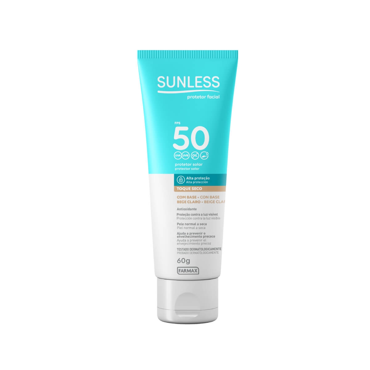 Protetor Solar Facial Sunless Claro FPS50 Menor preço em Protetor Solar Facial Sunless Claro FPS50
