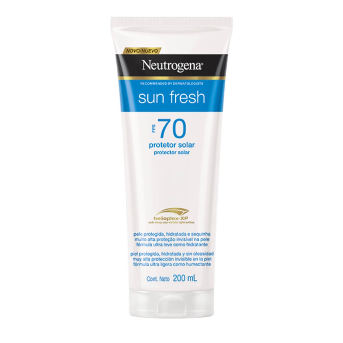 Protetor Solar Corporal Neutrogena Sun Fresh FPS 70 com 200ml 200ml