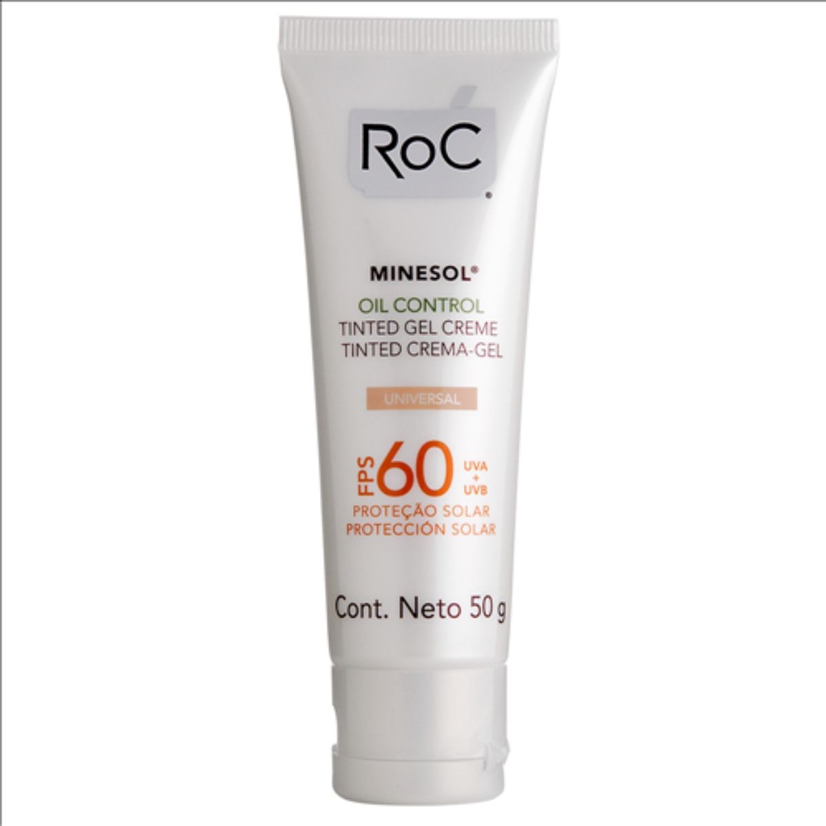 ROC MINESOL OIL CONTROL TINTED FPS60 Menor preço em ROC MINESOL OIL CONTROL TINTED FPS60